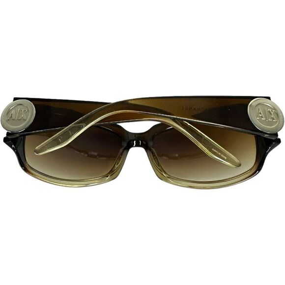ARMANI EXCHANGE Oversized Sunglasses with Case Gradient Ombré EUC main image 13